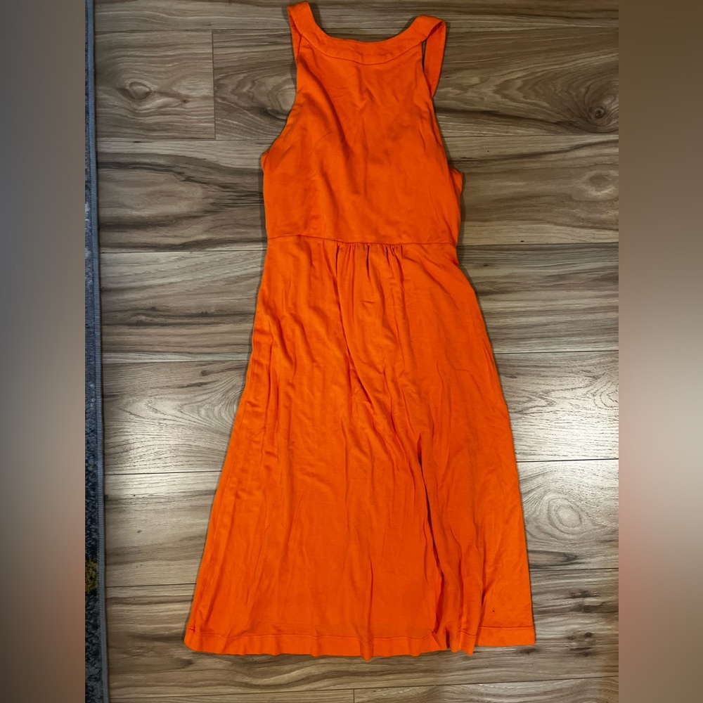 Calvin Klein Bright Orange Sun Dress - Picture 4 of 5